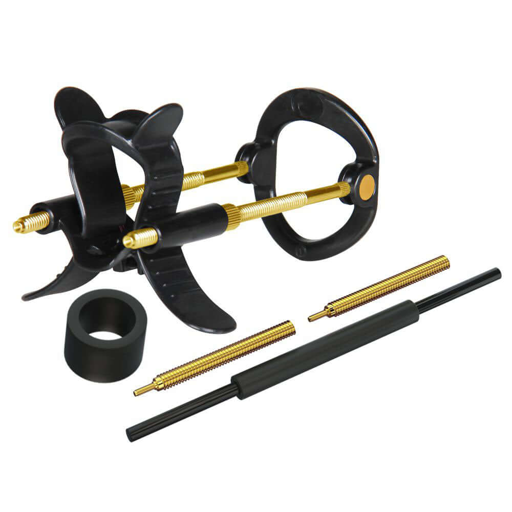 LuvPump Max Fit Hybrid Penis Extender - Black Penis Extender Kit